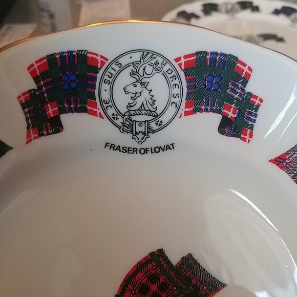 Scottish Cake Plate Elizabethan Fine Bone China - Picture 4 of 10